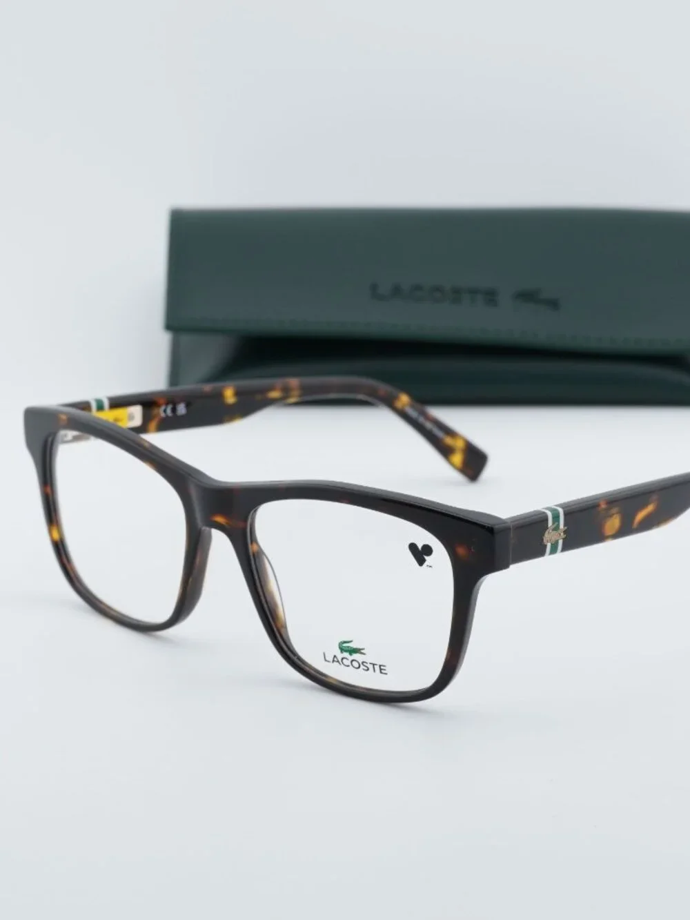 Lacoste L2933 N 230 Square Eyeglasses 54mm - Havana